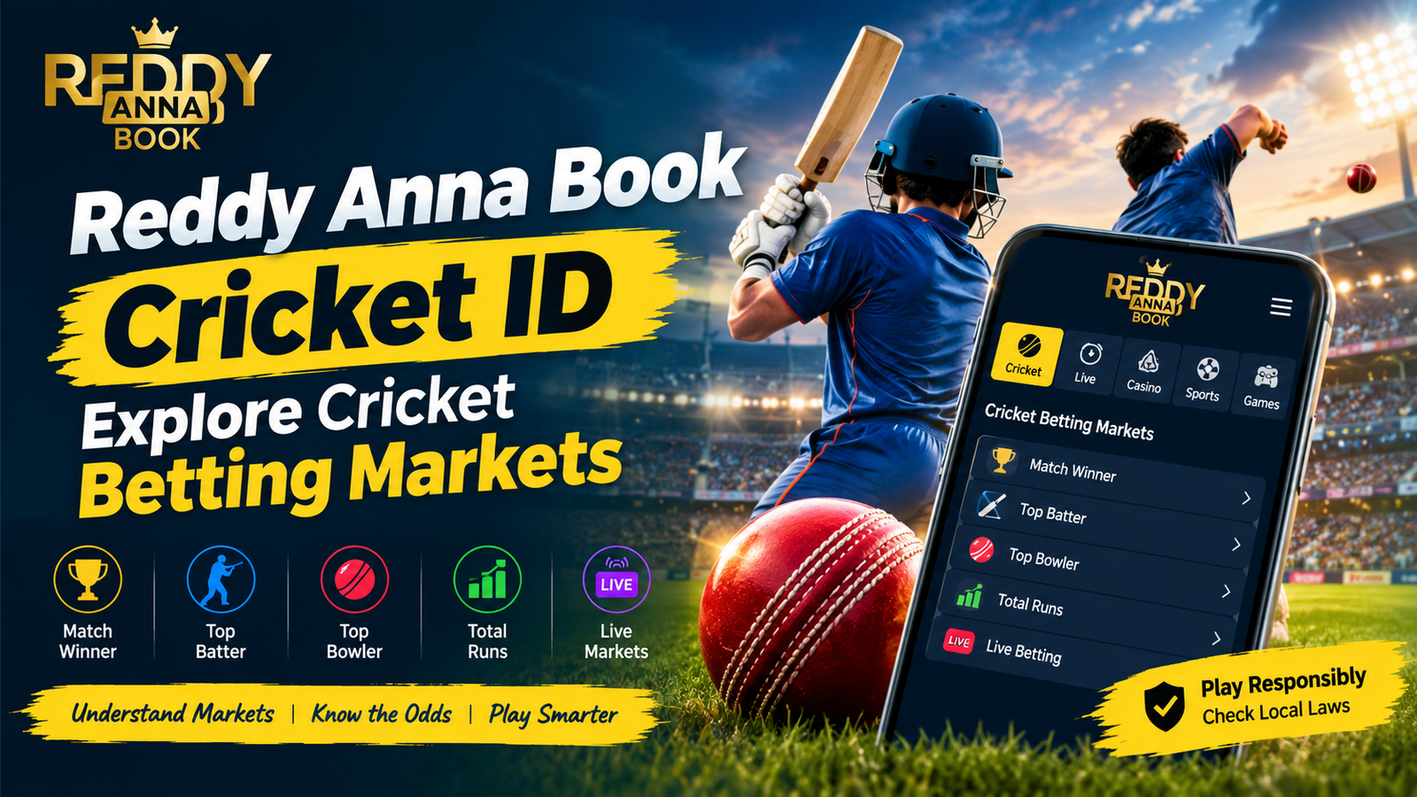 Reddy Anna Book Cricket ID